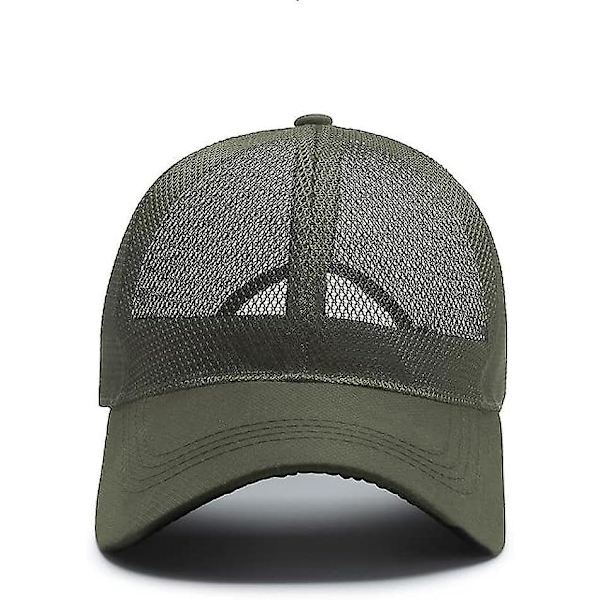 Åndbar Quick Dry Tibetansk Cyan Mesh Baseball Cap til Mænd og Kvinder