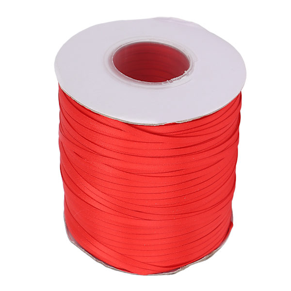 Presentband 3mm 500m långt polyester blekningsfritt livfull färg lätt hållbar bred applikation presentförpackningsband