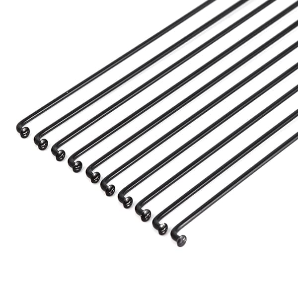 36 kpl/setti Teräs Maastopyörän Pinnat Nippeleillä Musta 259mm