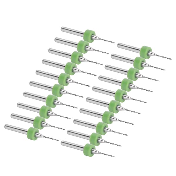 20st PCB Borr Legering Volframstål Kretskort Mikro Twist Vertikal Stansverktyg Set