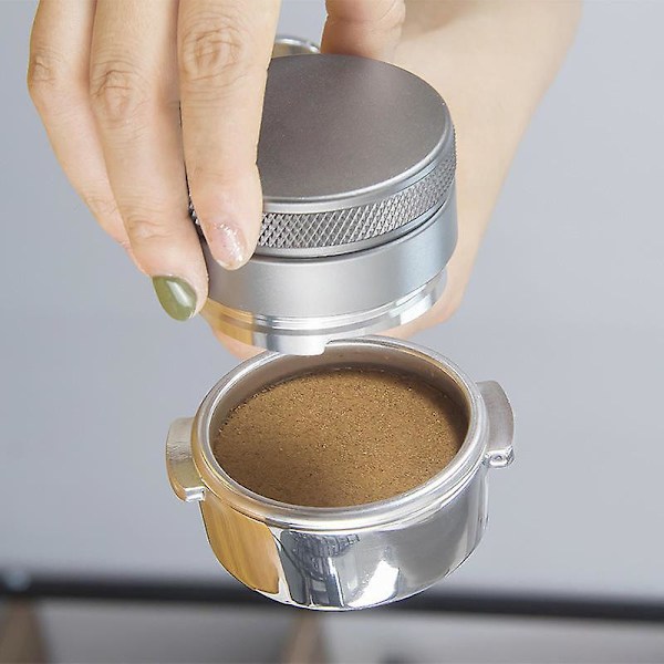 58mm Kaffekande Tamper Distributor Leveler Sort Base til Espresso Pressing
