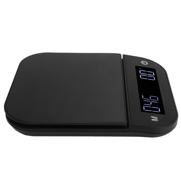Digital kaffeskala Vattentät 0,1g Hög noggrannhet Manuell Automatisk Mini Bärbar Baksida Skala med Timer 3kg