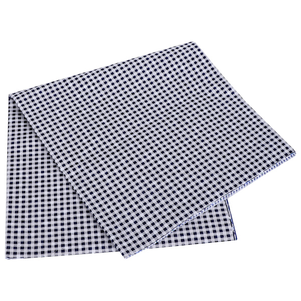 2 Set Bomullstyg Slättväv Trycktyg DIY Sömnad Quiltning PatchWork 5 Färger 50x50cm (Mörkblå)