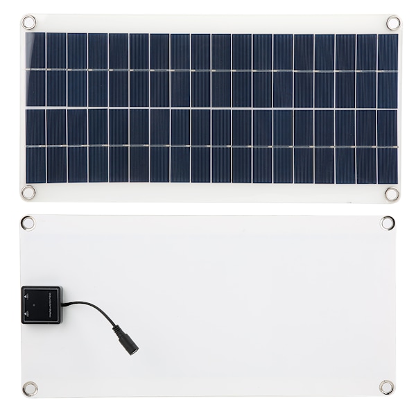 8W 18V Multifunktionell Solpanel Polysilikon Solpanel för Utomhuscamping