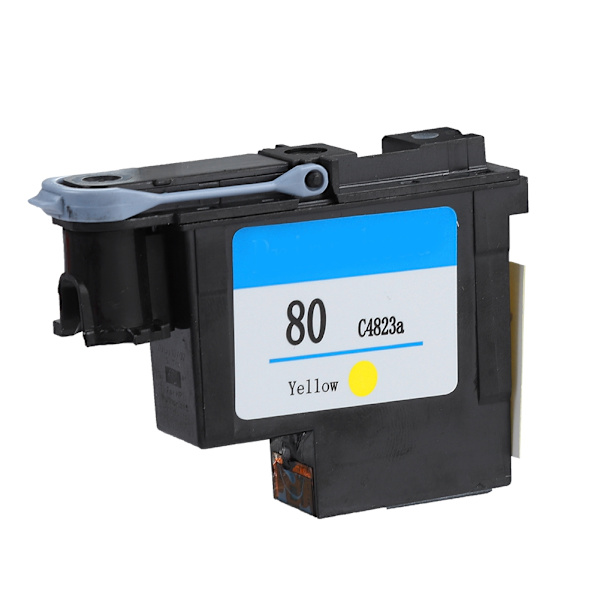Högkvalitativt skrivhuvud för HP80 Designjet 1000 / 1050 / 1055-serien (C4823a gul)