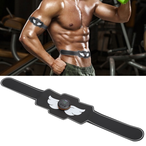 Lihasstimulaattori Vatsan lihaslappu USB lataus Smart Fitness Massager Instrument Vatsan lihastyyny