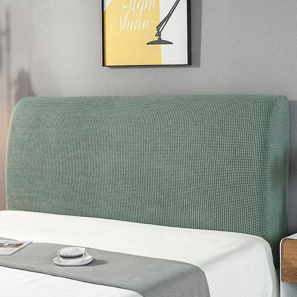 Grön 150 cm tvättbar sänggavel Cover - komplett set för dammtät, grå sänggavel