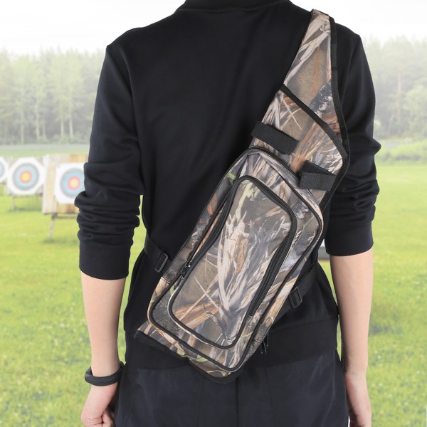 Reed Camouflage Outdoor Portable Messenger Bueskyting Quiver Bag Arrow Bue Holder veske for jakt