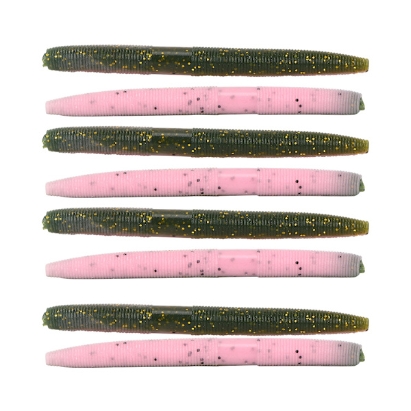 8kpl AR24 10cm/6.5g Pehmeä matokalastussyötti keinotekoinen elävä simulaatioviehe lisävaruste #2