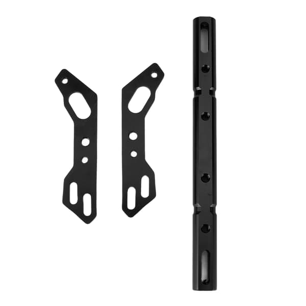 Motorcykel Styr Balancerende Tværstang Justerbar Aluminiumslegering Universal til Mountainbikes Sort