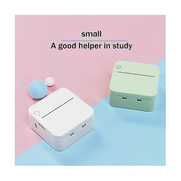 Mini Fickskrivare Memo Konto Fotoskrivare Portabel Bluetooth Termisk Etikettskrivare Liten Hem
