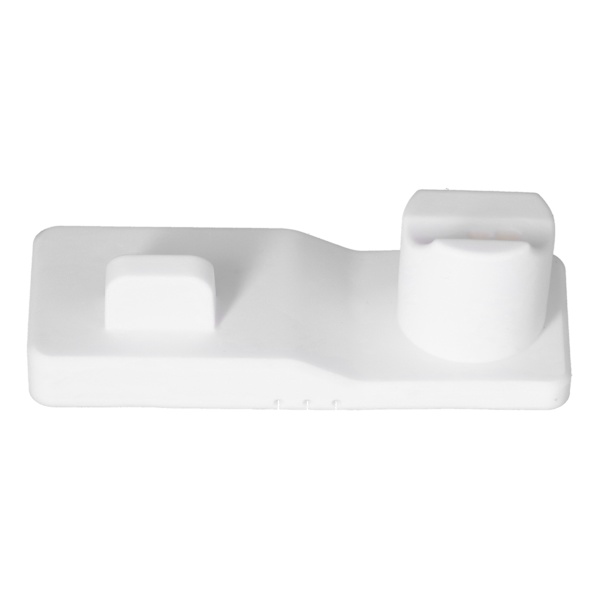 3 i 1 Silikon Ladestasjon Stativ Skrivebords Ladestasjon for IPhone 11 Pro for IOS Watch 6 Hvit