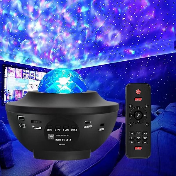Stjernehimmel Projektionslys med Bluetooth Musik
