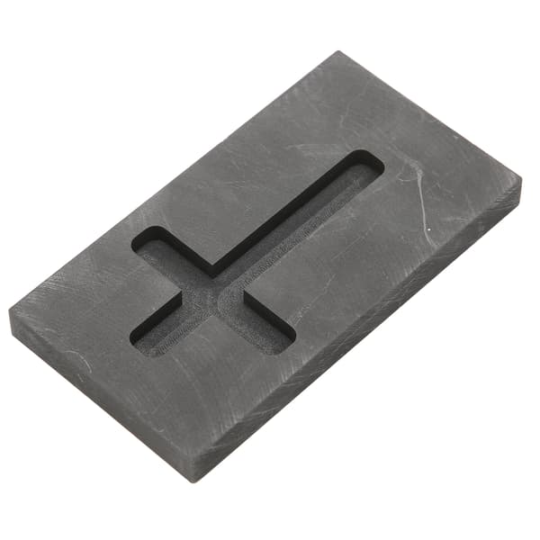 Grafitgötform Professionell Korsad Metallraffinaderiform för Guld Silver Aluminium