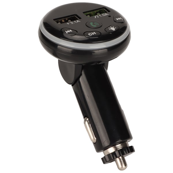 FM-sändare Biladapter Ambient Light Design Handsfree Ringer Automatisk power Minnesfunktion USB2.0 Billaddare F13