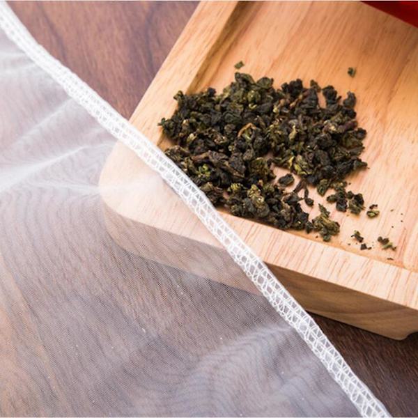 20 st Mjölk Kaffe Juice Återanvändbar Nylon Mesh Silpåse 15 x 20cm
