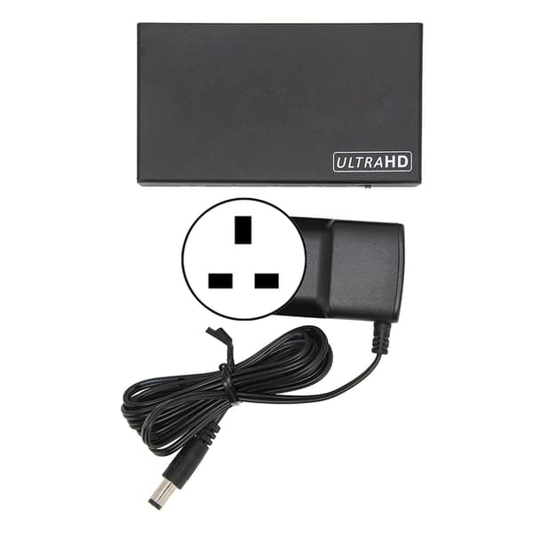 HD Multimedia Interface Splitter 1 ind 2 ud 4Kx2K ved 60Hz 18Gbps båndbredde-switcher til PS3 TV DVD-afspiller 100-240V stik