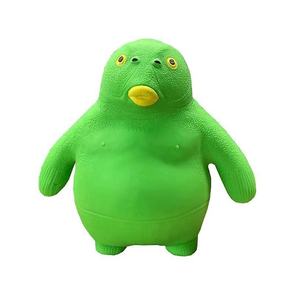 Grön 14cm Kläm-leksak Rolig Squishy Fidget Stressavlastning