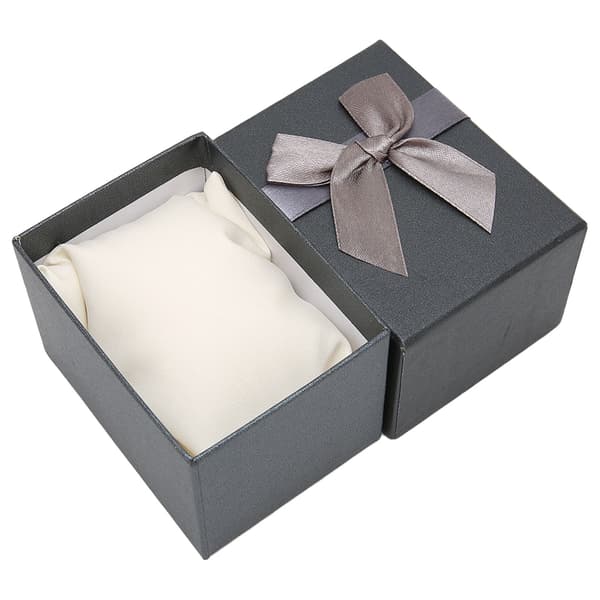 Klockförvaringslåda Rosett Klockfodral Klockpresentförpackning för Jul Jubileum Födelsedag Svart