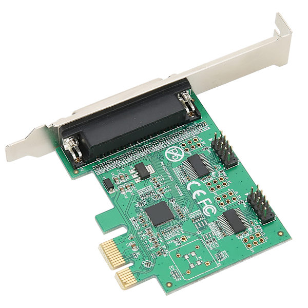 PCI E til 2 seriel 1 parallel port printerkort udvidelseskonverteradapter 2S1P