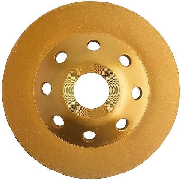 115mm X 22.2mm 4.5 Tum Diamant Slipskiva Dubbel Rad Slipkopp Hjul Segmentkopphjul Vinkelslip För Betong Granit Sten Murverk Marmor