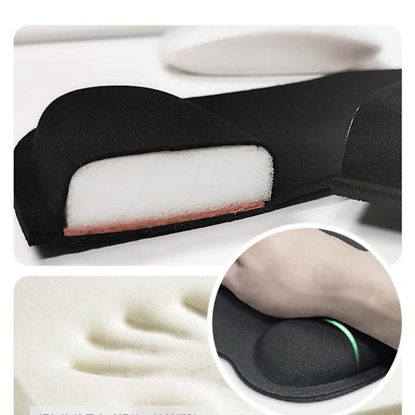 3st Dator- set Ergonomisk design set med gummibotten för arbetare Gamers Writers