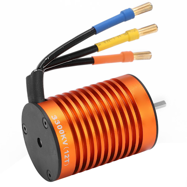 F540 Borstlös motor Vattentät motor i aluminiumlegering Passar för 1/10 RC-bil 3300KV 820W