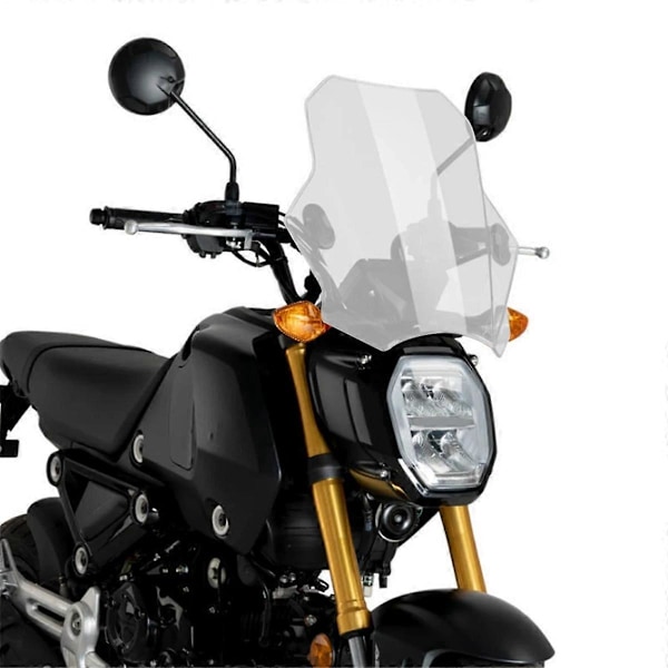 Motorcykel Vindskærm Til MT07 MT09 43x40cm Klar