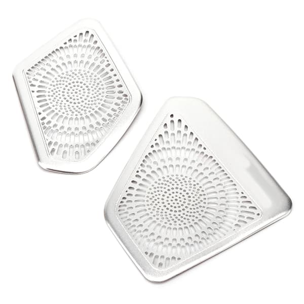 2 stk Dashbord AC Luftutløpsbeslag Luftkondisjonering Molding Ramme Mesh Deksel Passer for 3-serie G20 G28 2020