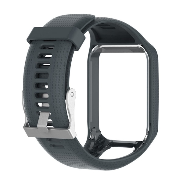 Tomtom Runner Cardio Spark -kellon rannekkeen vaihtoranneke, kuntoilukellon lisäranneke (harmaa)