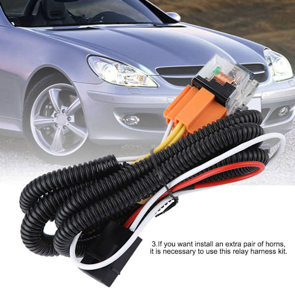 12V sarven johtosarja relepaketti universaali auto kuorma-auto asennus Blast Tone sarvet
