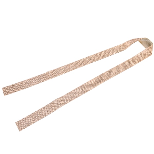 Kristallitimanttihihna, kuuma sulaliima, DIY-koriste, vaatteiden lisävarusteet, 0,5 jaardia, 12 riviä, samppanja