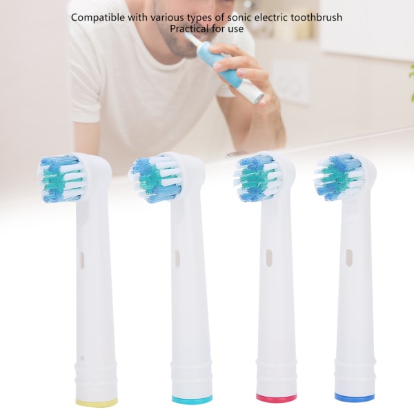 Rengjøring av elektrisk tannbørstehode Sonic-tannbørstehodetilbehør A A