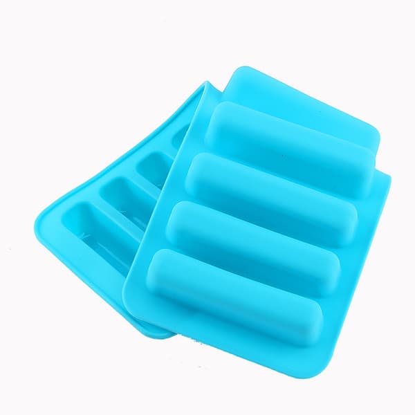 Färgglad Cylinder Isbitar Bricka Frysform Fondant Chokladform Gör Silikon