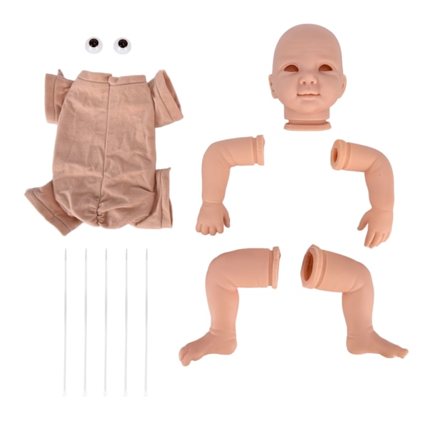 21 tums Reborn docka kit mjuk vinyl simulerad DIY omålad docka delar mögel tillbehör för barn