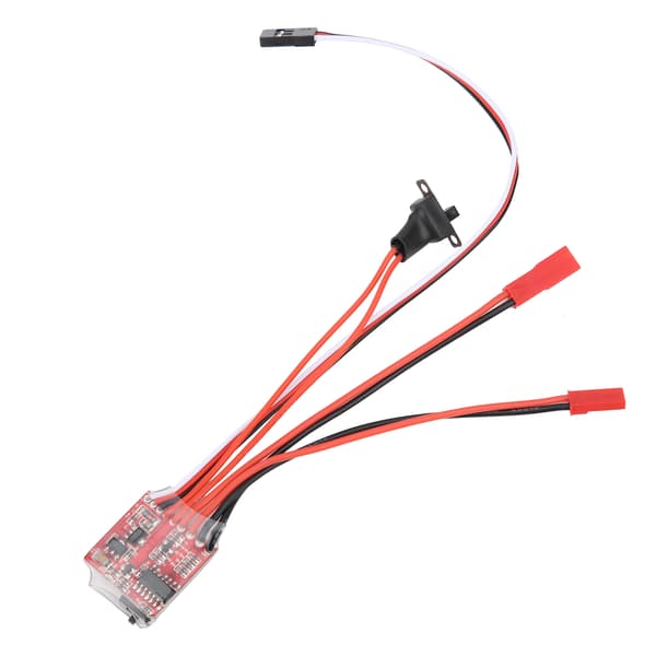 20A ESC 2KHz Framåt Bakåt Elektronisk Hastighetsregulator med Broms för RC Bil Båt Modell Borstad ESC