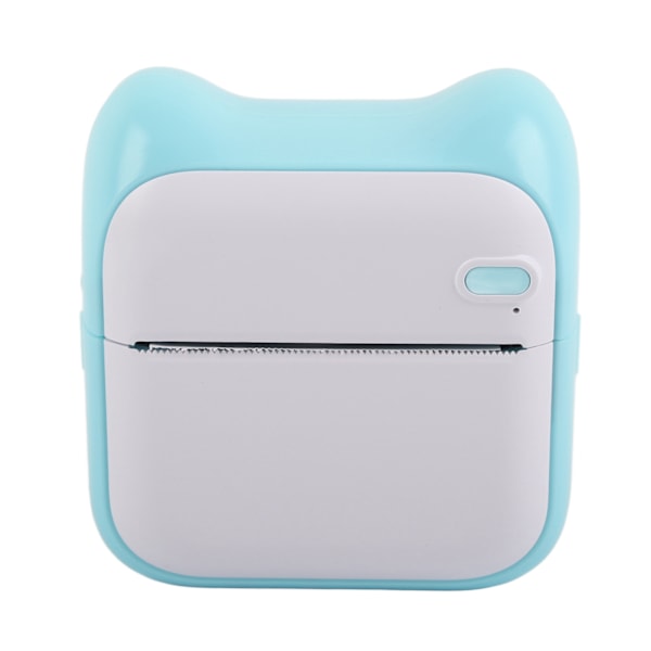 Pocket Wireless Bluetooth Printer Forkert spørgsmål Printer 203DPI USB Opladning Bærbar printer Billede Printer Blå