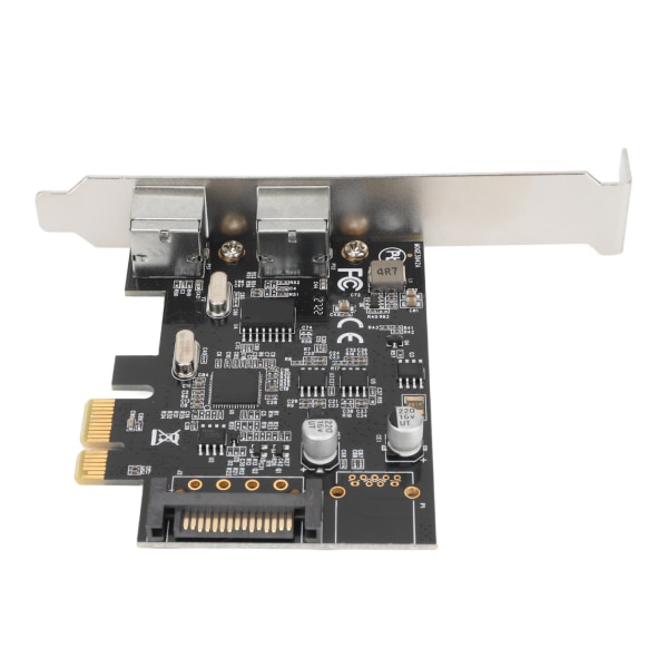 PCIE Dual Port PS2 Utvidelseskort SATA Power Interface Plug and Play PS2 Tastatur Mus Port Utvidelseskort