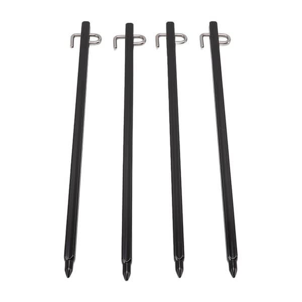4 stk teltplugger campingplugger aluminiumslegering høyfast piggsett for utendørs bruk