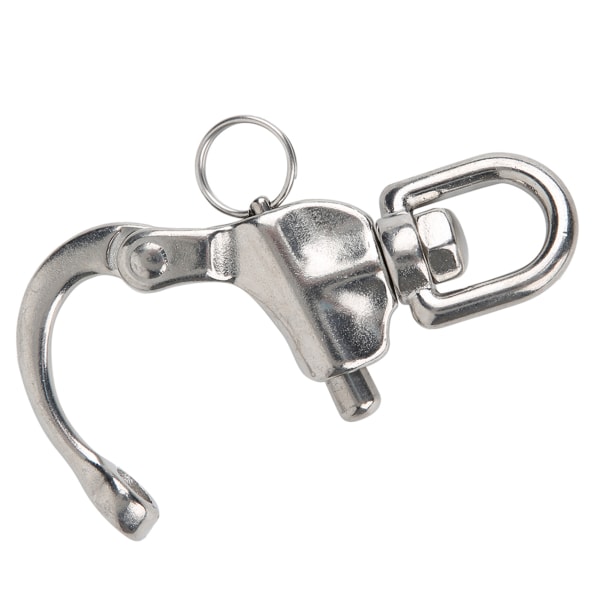 Bjergbestigning klippeklatring sjækle 316 rustfrit stål rotation Quick Connect snapkrog 16x87 mm