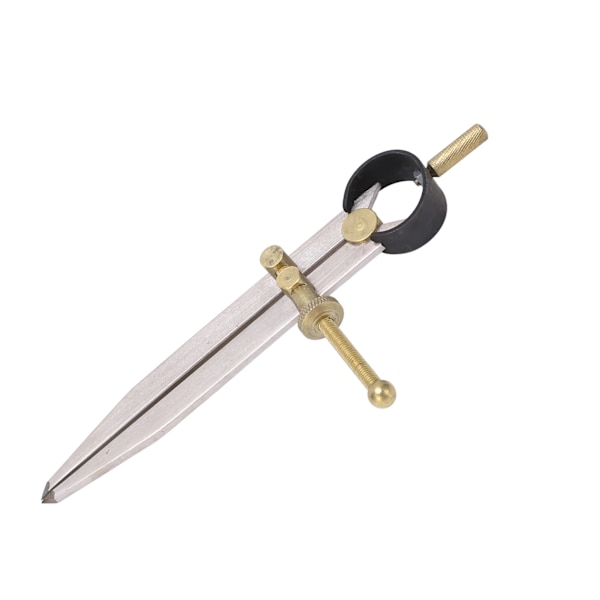 Vinkelhake med hög precision, rostbeständig, justerbar, låsbar läderdelare i guld för DIY-läderhantverk 175 mm