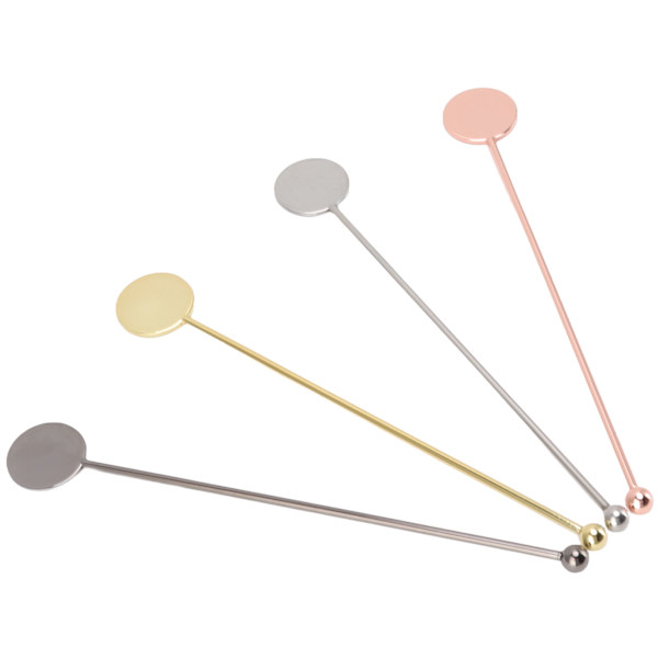 4 stk. Rustfrit stål Cocktail Layering Stick Kaffe Drik Omrørere Stick til restauranter Mælk Te Shop