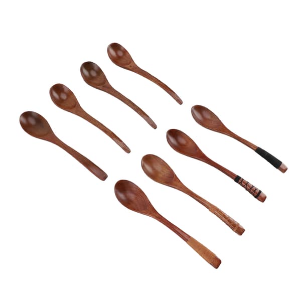 Träslevar Japansk Stil Träslev Set Köksredskap för Äta Laga Mat Blanda Röra Set 2