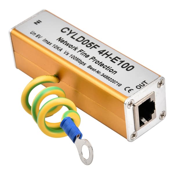 5V Ethernet Netværk Overspændingsbeskytter RJ45 RJ11 Adapter