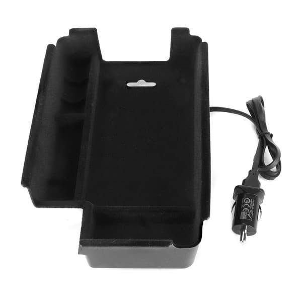 Oppbevaringsboks for midtarmlene Telefon Trådløs Ladeorganisator 12V Passer til A4 A5 2017‑2018