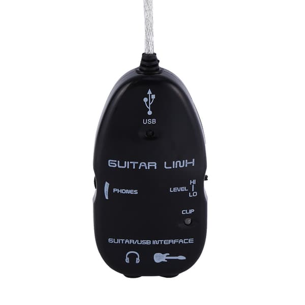 Gitar til USB-grensesnittkabel Link Audio for PC-opptaksadapter