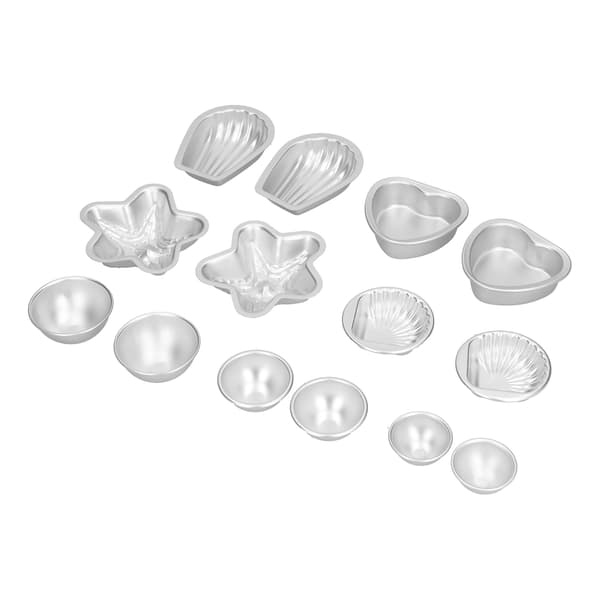 DIY aluminiumslegering badesaltkugleforme letvægts husholdningsismodel kagebageformsæt #22