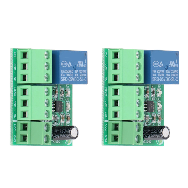 2 st vätskenivåkontrollsensor modul vattennivådetektering dräneringskontrollkretskort 5V