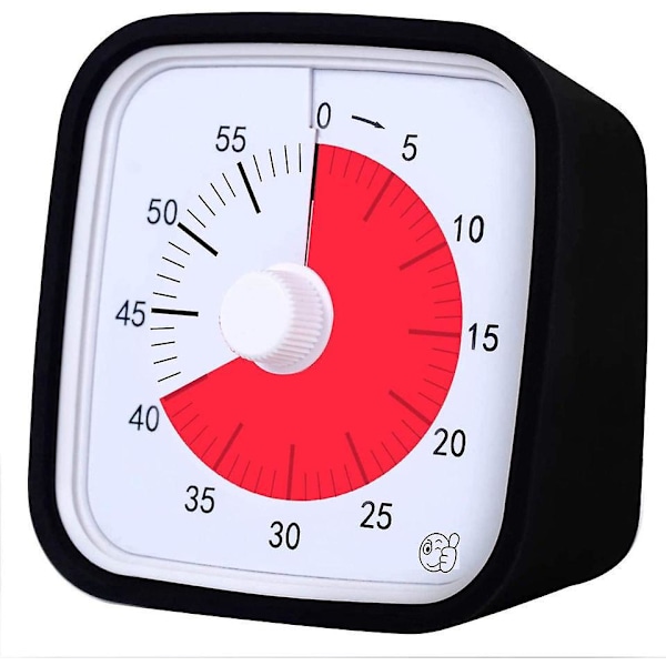 Oversize Klasseværelses Visuel Timer: 60-Minutters Nedtælling til Børn og Voksne