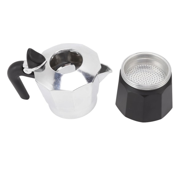 Dubbelventil Moka Pot Kaffebryggare Klassisk Åttahörnig Form Moka Kaffebryggare Hem Utomhus Caféverktyg